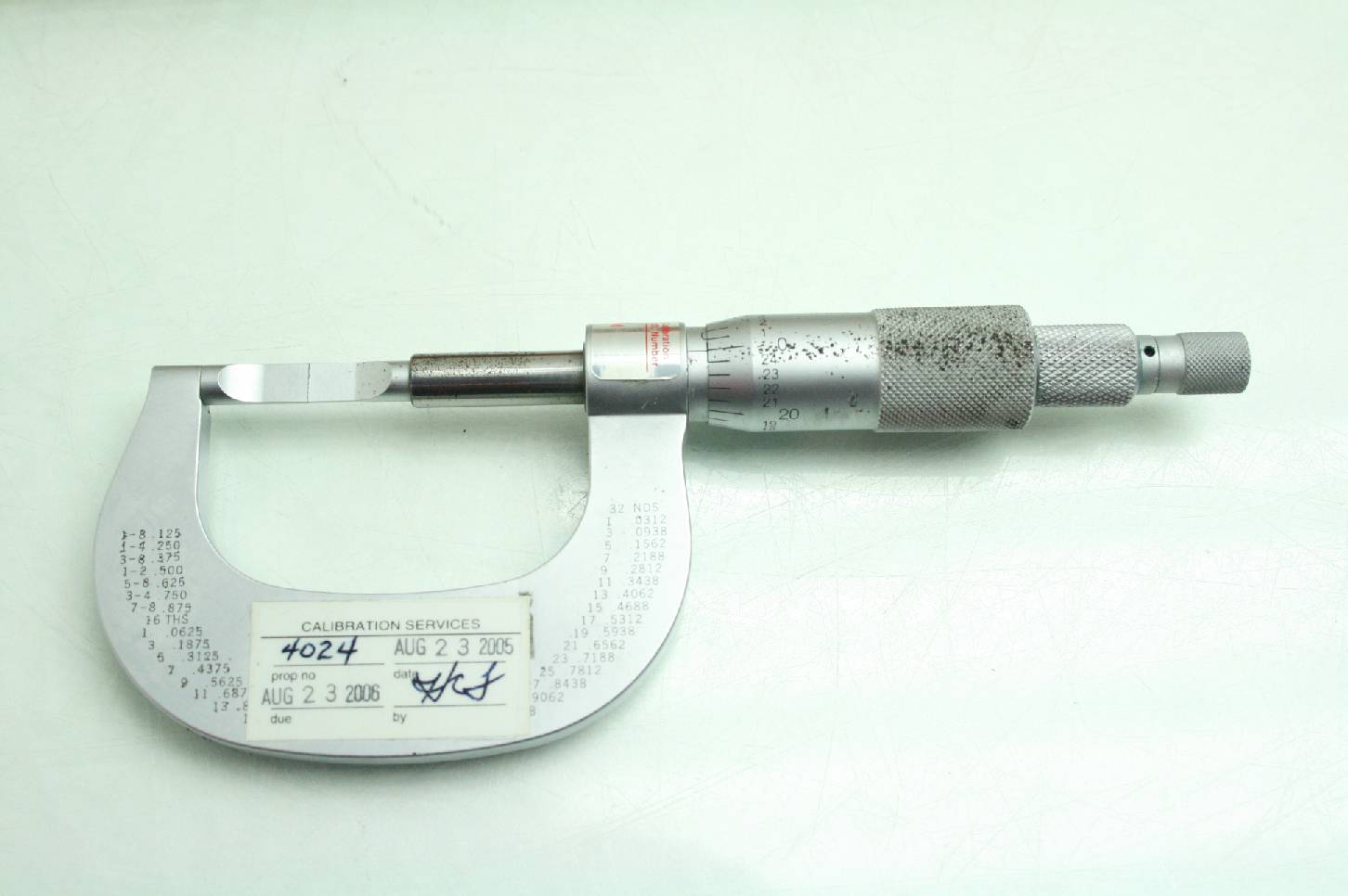 Mitutoyo 122125 Precision Blade Micrometer 01" Range 0.0001" Accuracy