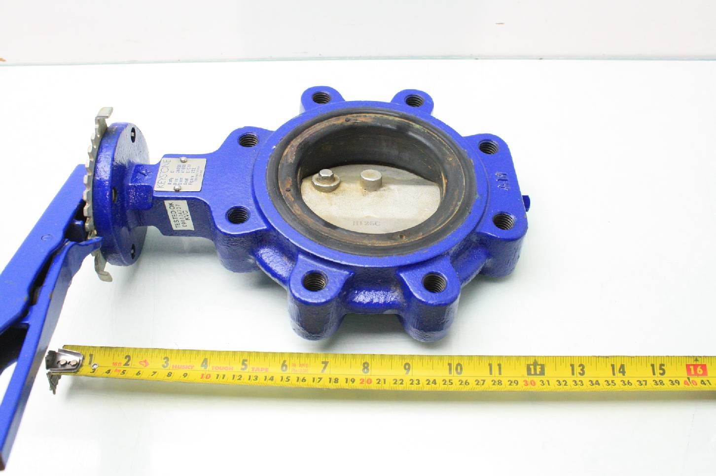 Keystone 4" Cast Iron Butterfly Valve 222 304SS / 416SS EPDM Seals