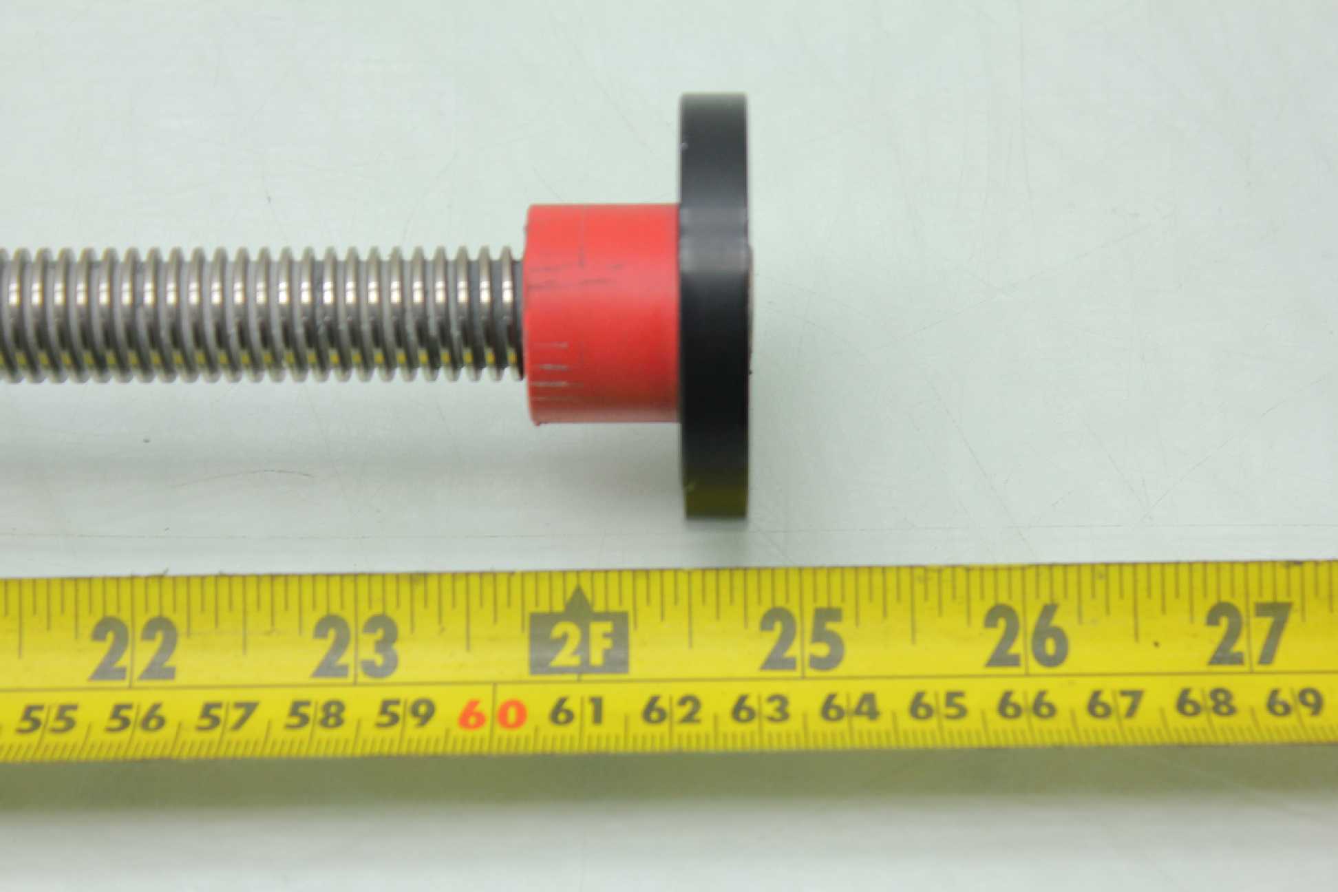 Misumi Type Acme Square Thread Lead Screw with Acetal Nut and Hand Wheel 515mm eBay