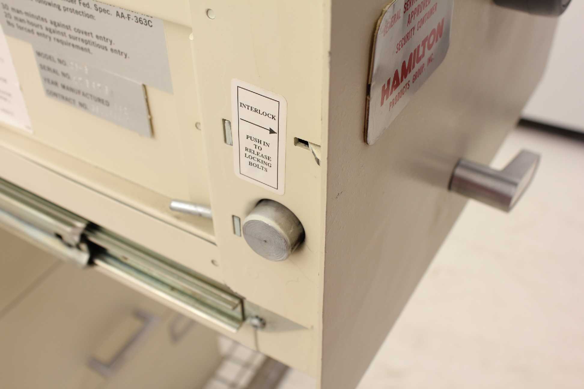 Hamilton C65 Fire Safe Filing Class 6 Kaba Mas X09 Lock Set eBay