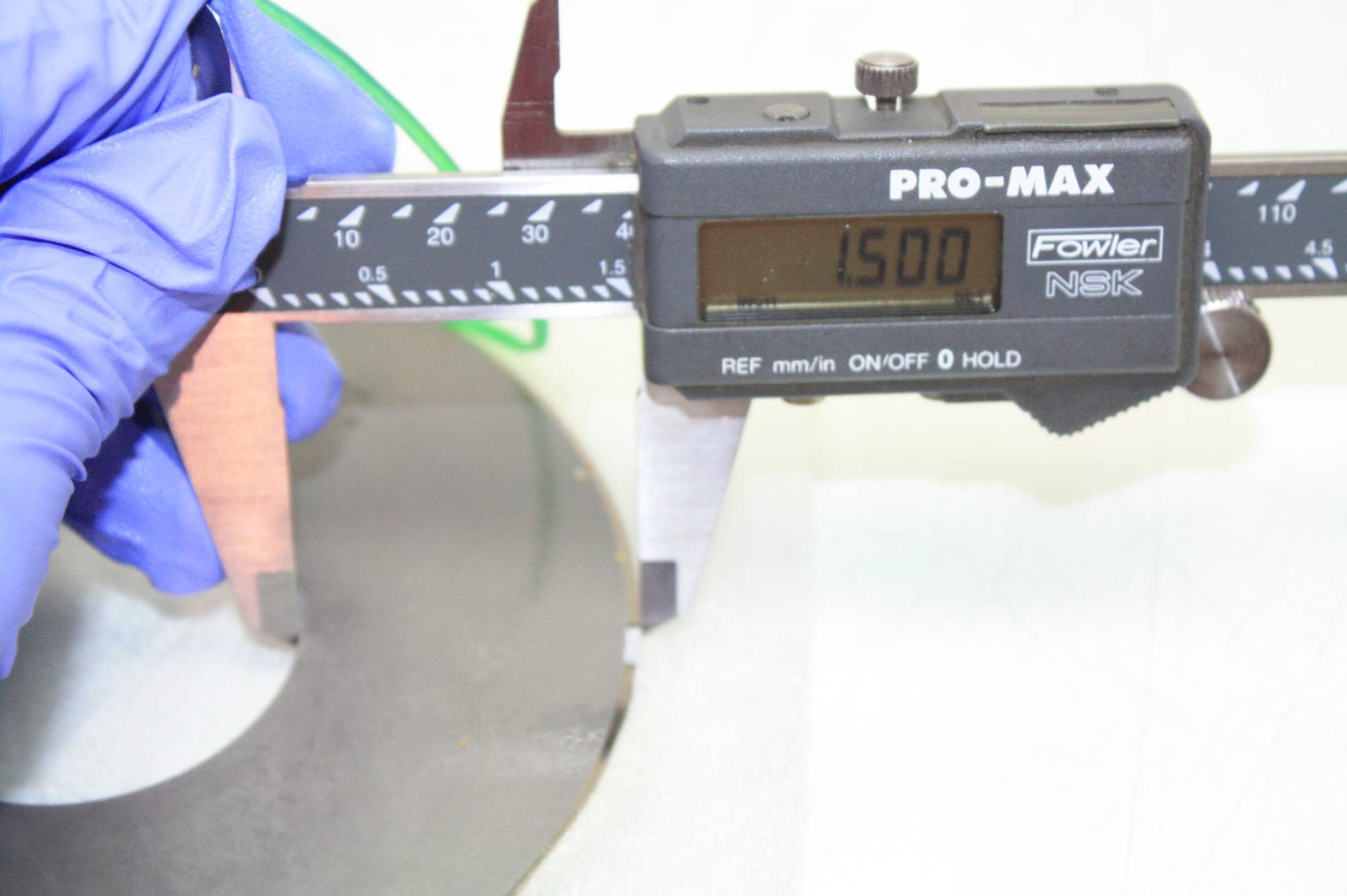 Lot of 4 Carolina Knife Single Bevel Razor Slitter Blades 5" x 2" x 0.