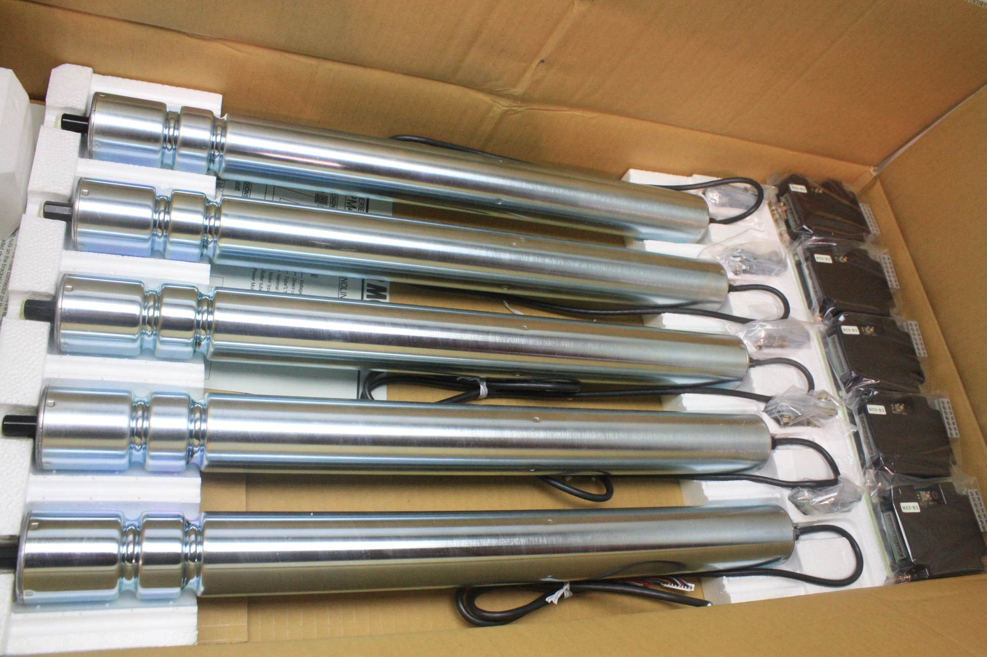 5 New Itoh Denki PM486 Power Moller 24V Powered Conveyor Rollers 20