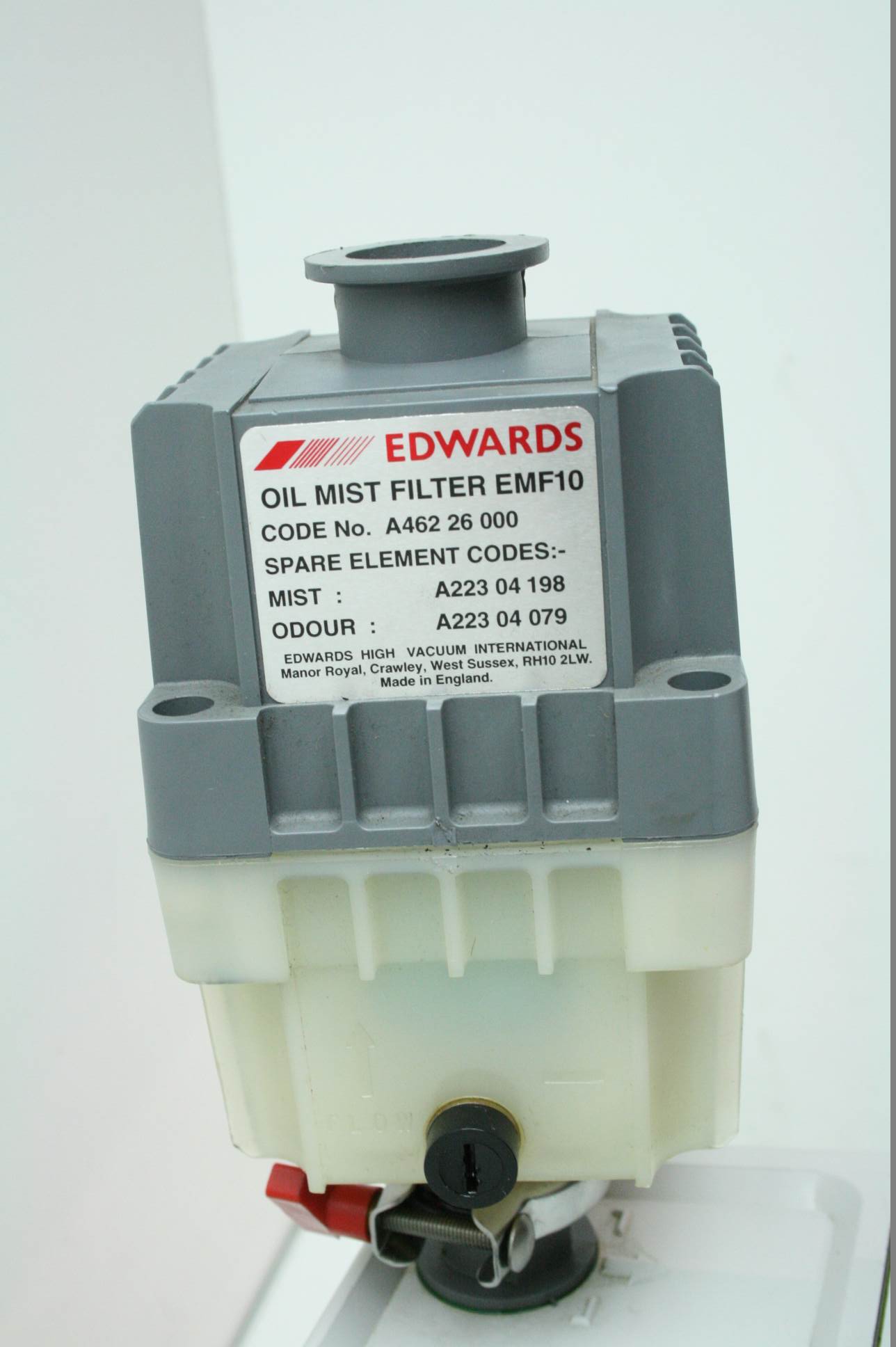 Edwards RV3 Oil Filled Rotary Vane Vacuum Pump w/ FL20K Foreline Trap