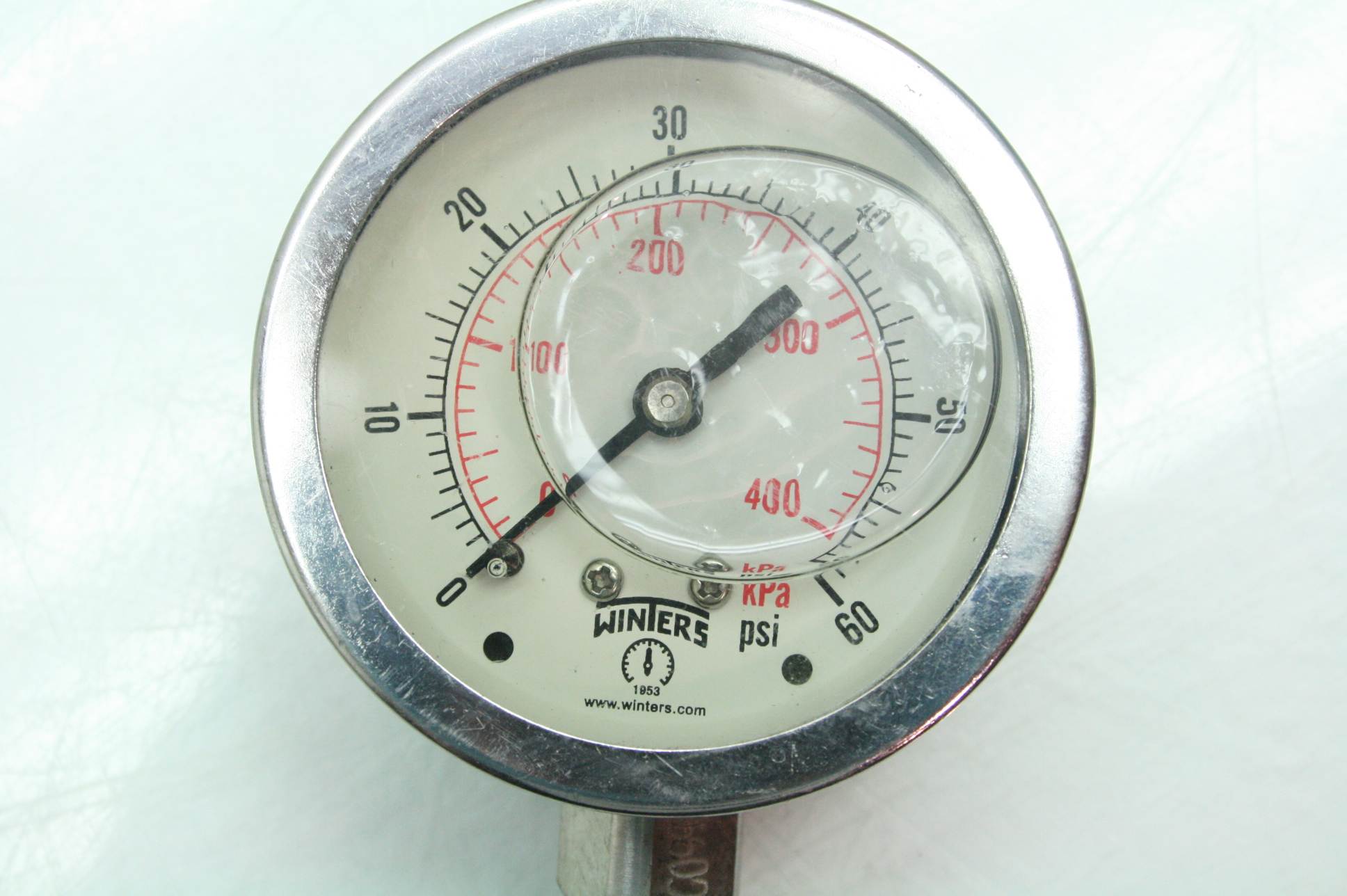 Span 010138C / Ashcroft Dwyer 20001.5 kPa Vacuum Stainless Pressure