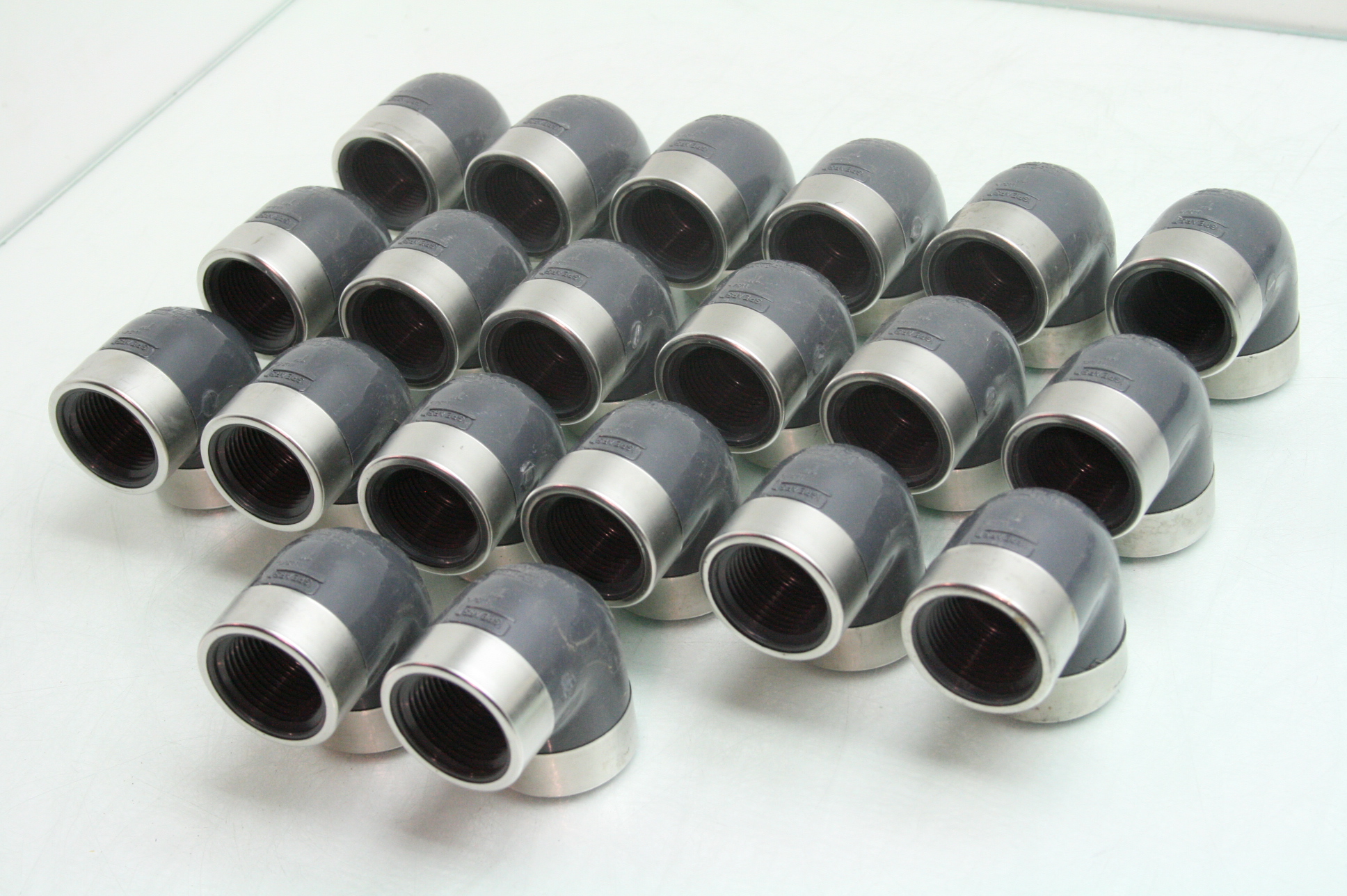Spears sr reinforced pvc right angle elbow pipe