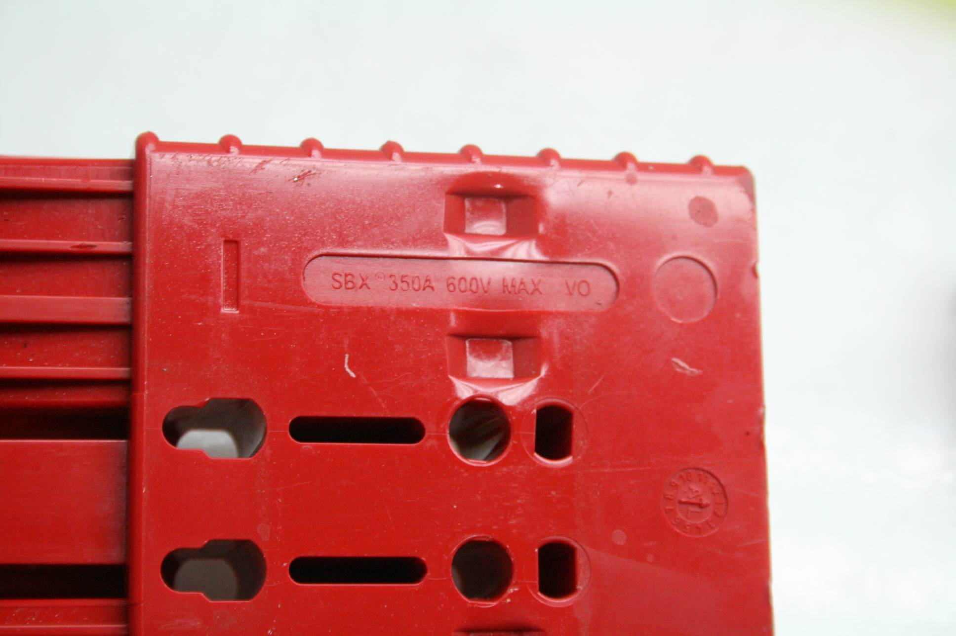 4 Anderson SBX350 Connector 2/0 Wire Gauge 350 Amp Red / Black 923G1