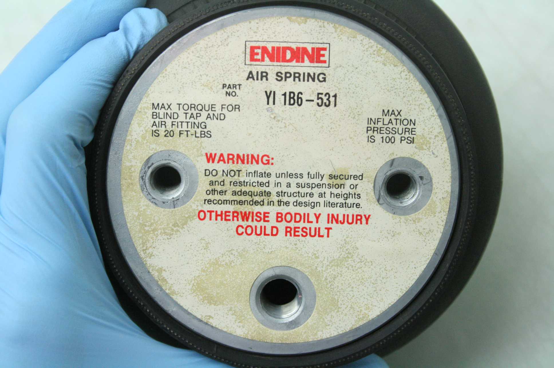 New Enidine / Goodyear Bellows Air Spring YI1B6531 2.8" Stroke x 850 lbs