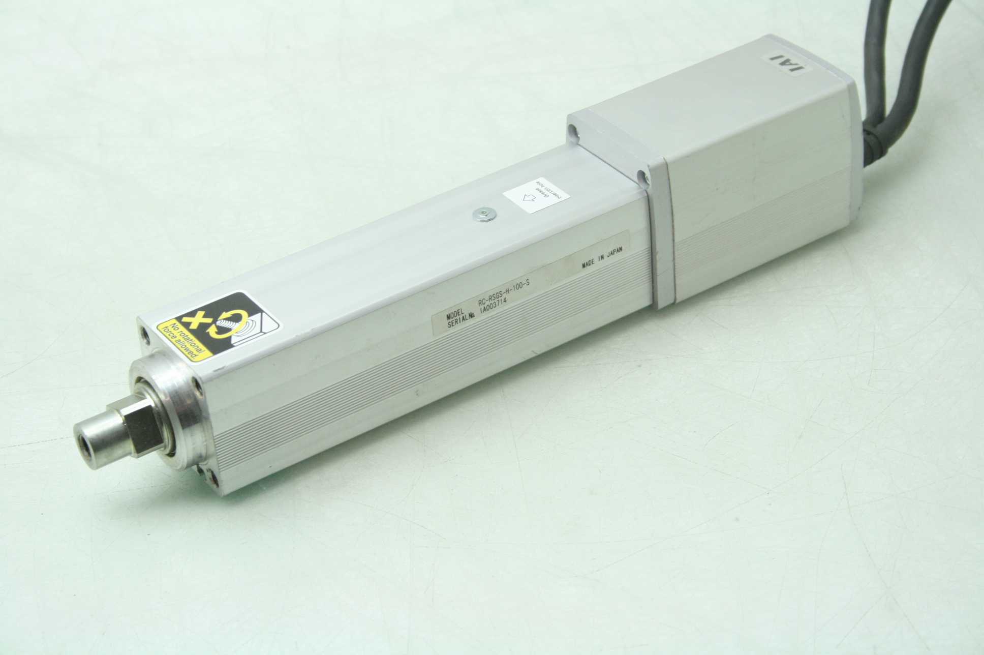 IAI Cylinder RCRSGSH100 Ball Screw Linear Actuator 100mm Stroke RCA