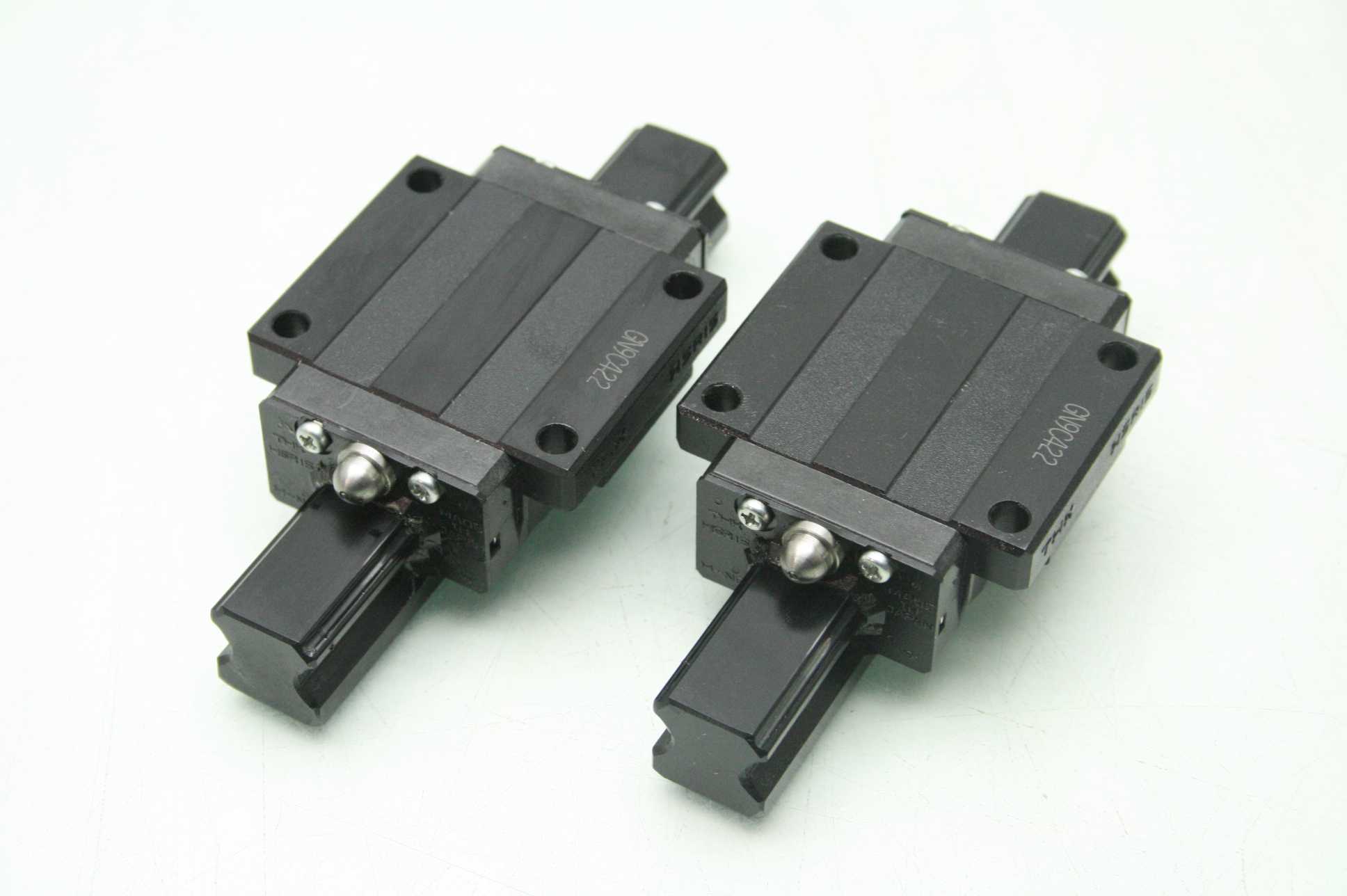 2 THK HSR15 Linear Motion 100mm Guide Rails Linear Bearing Blocks APC