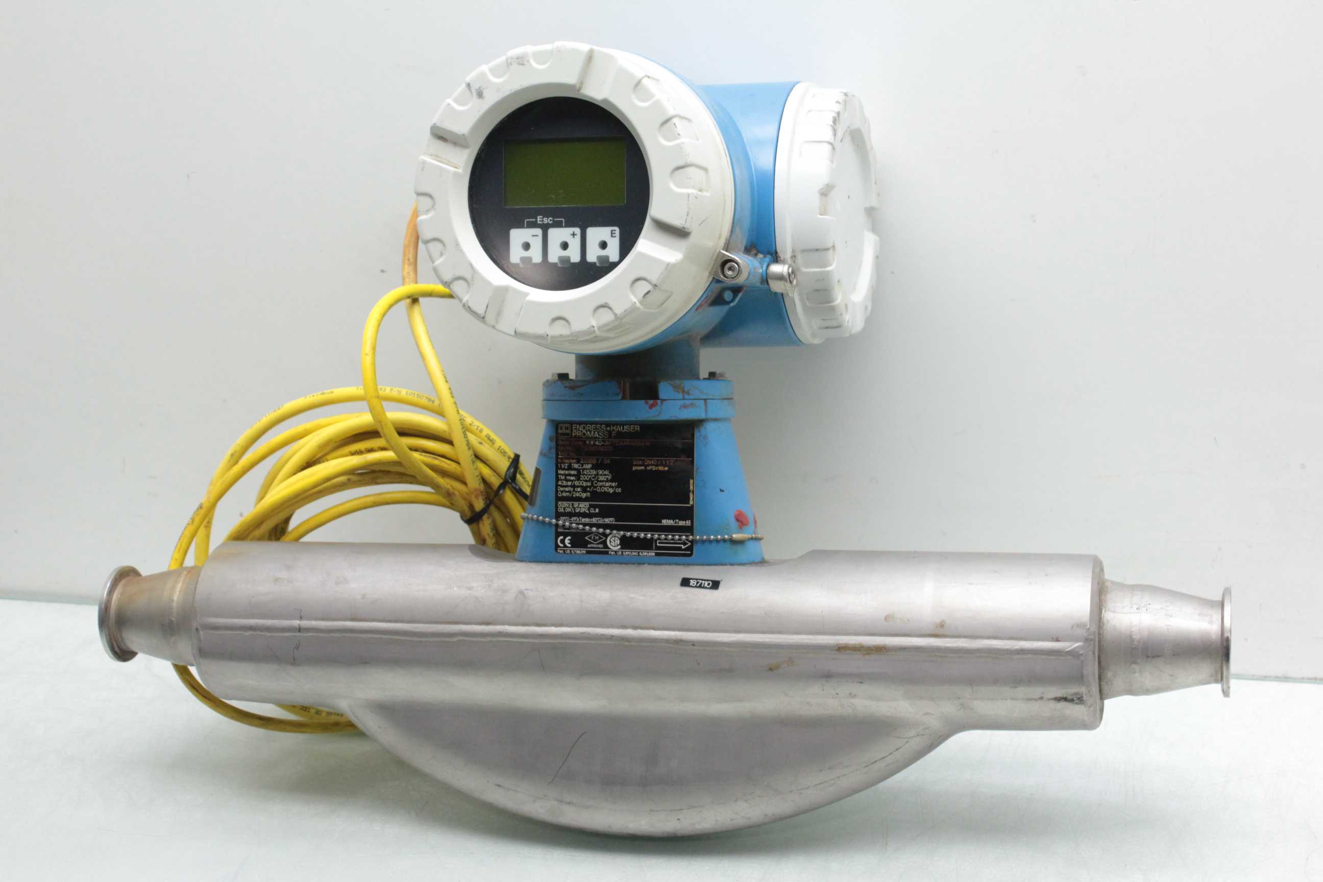 Endress + Hauser 83F40AFTDAARABBAW Promass 83 Flow Meter DN40 11/2