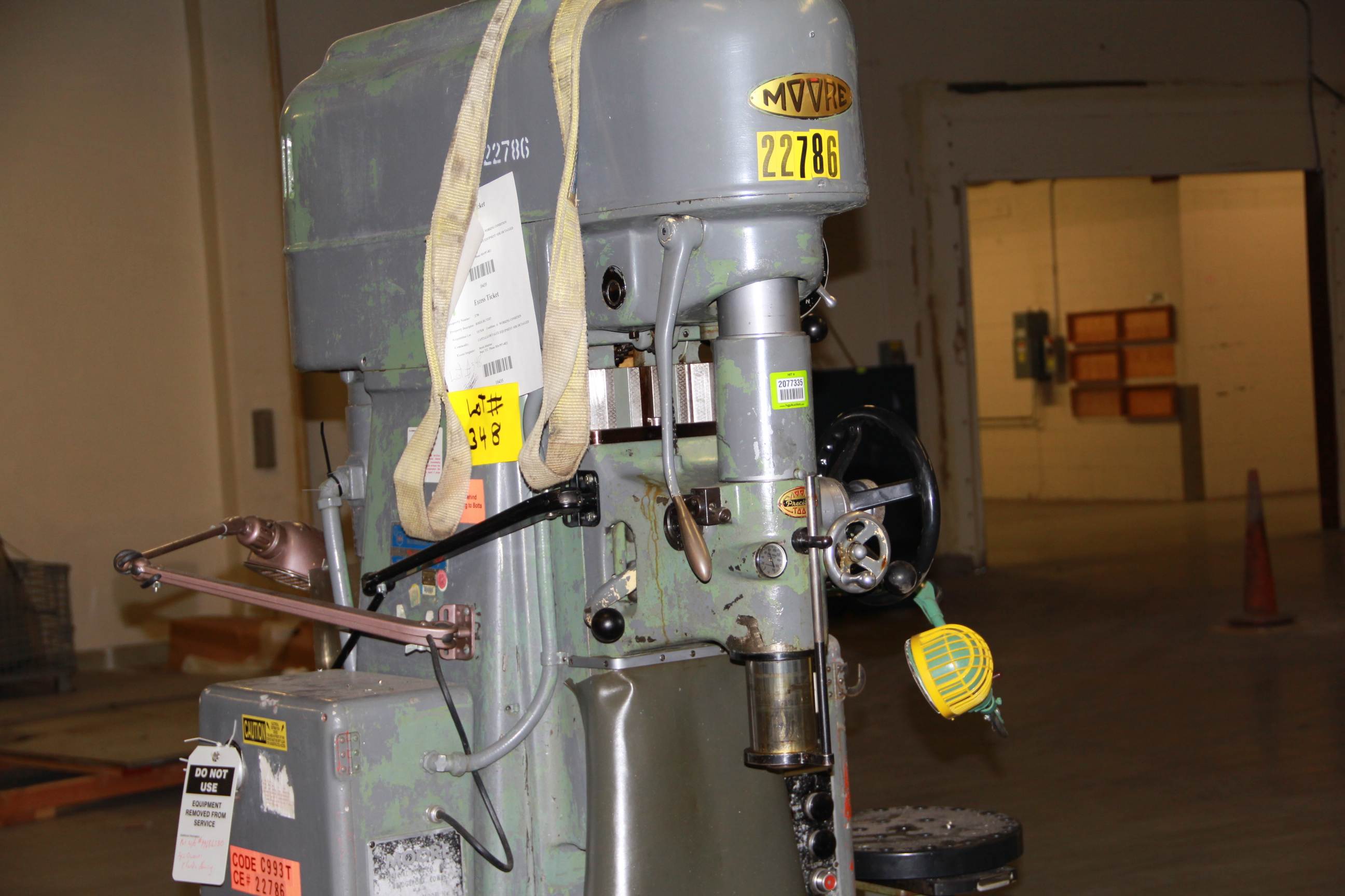 Moore Model 3 Vertical Jig Borer Type 3 Jig Boring Machine eBay