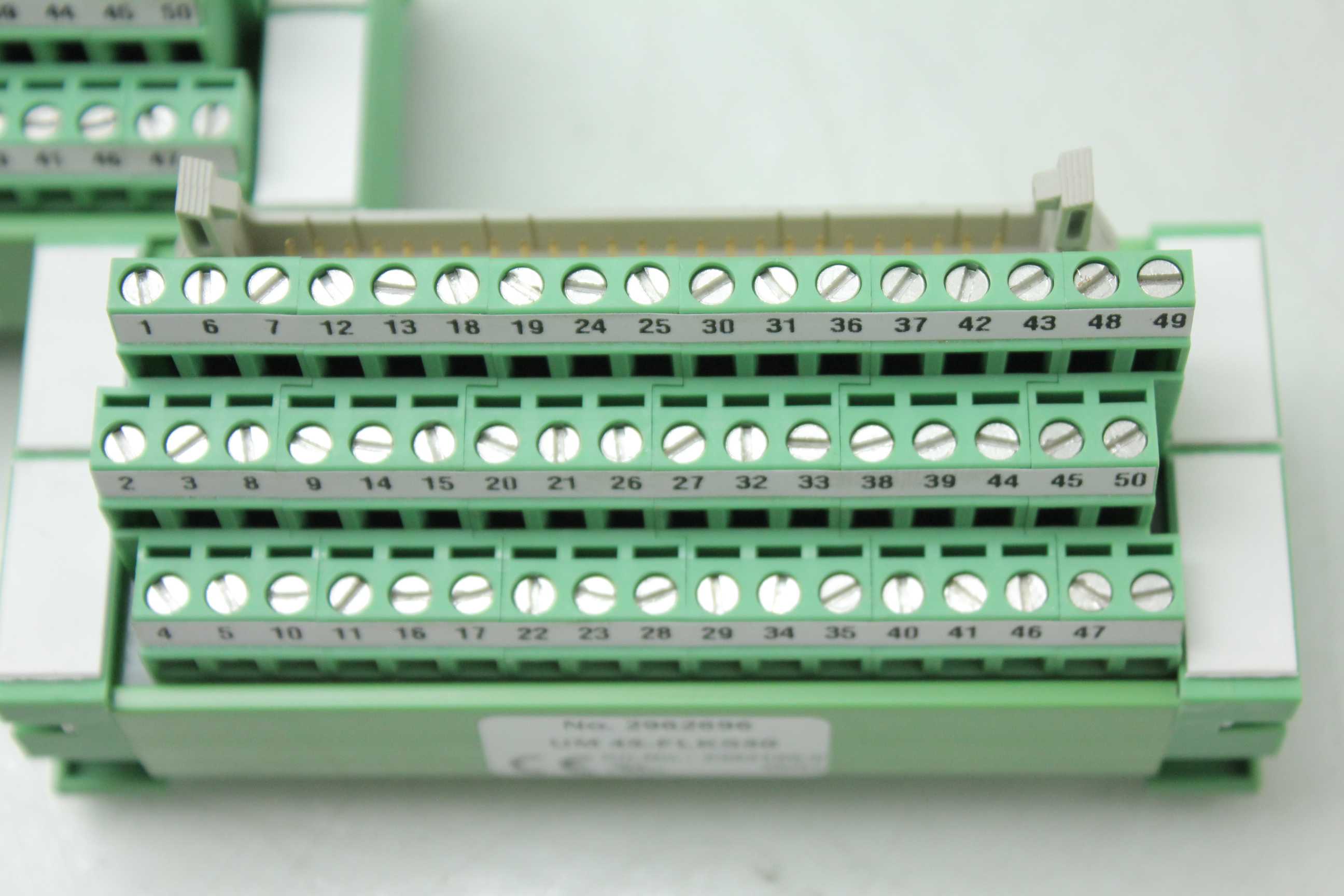 3 Phoenix Contact UM 45FLKS50, 2962696 IDC 50 Pin Connector Terminal