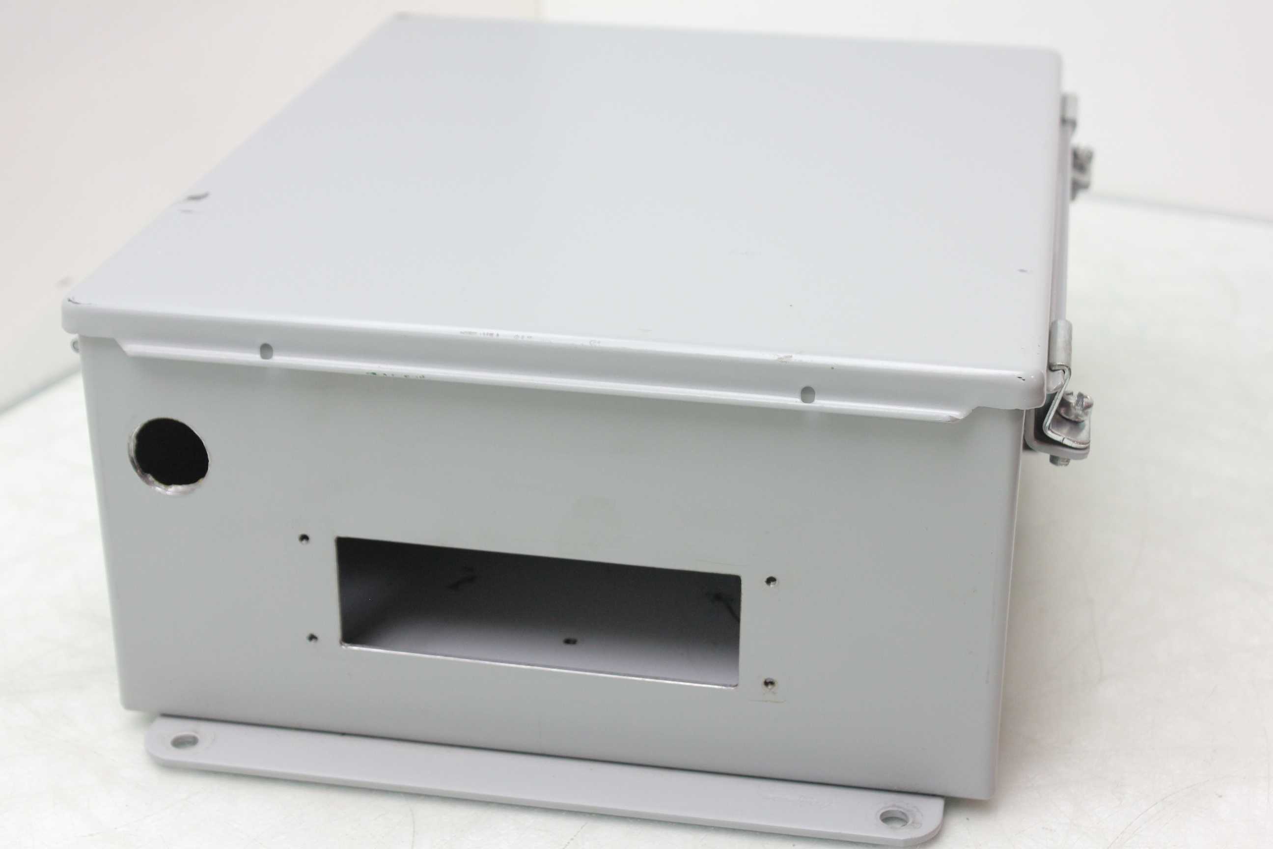 Hoffman A1210CH 12" x 10" x 5" Electrical Enclosure Hinged Junction Box Wireway eBay