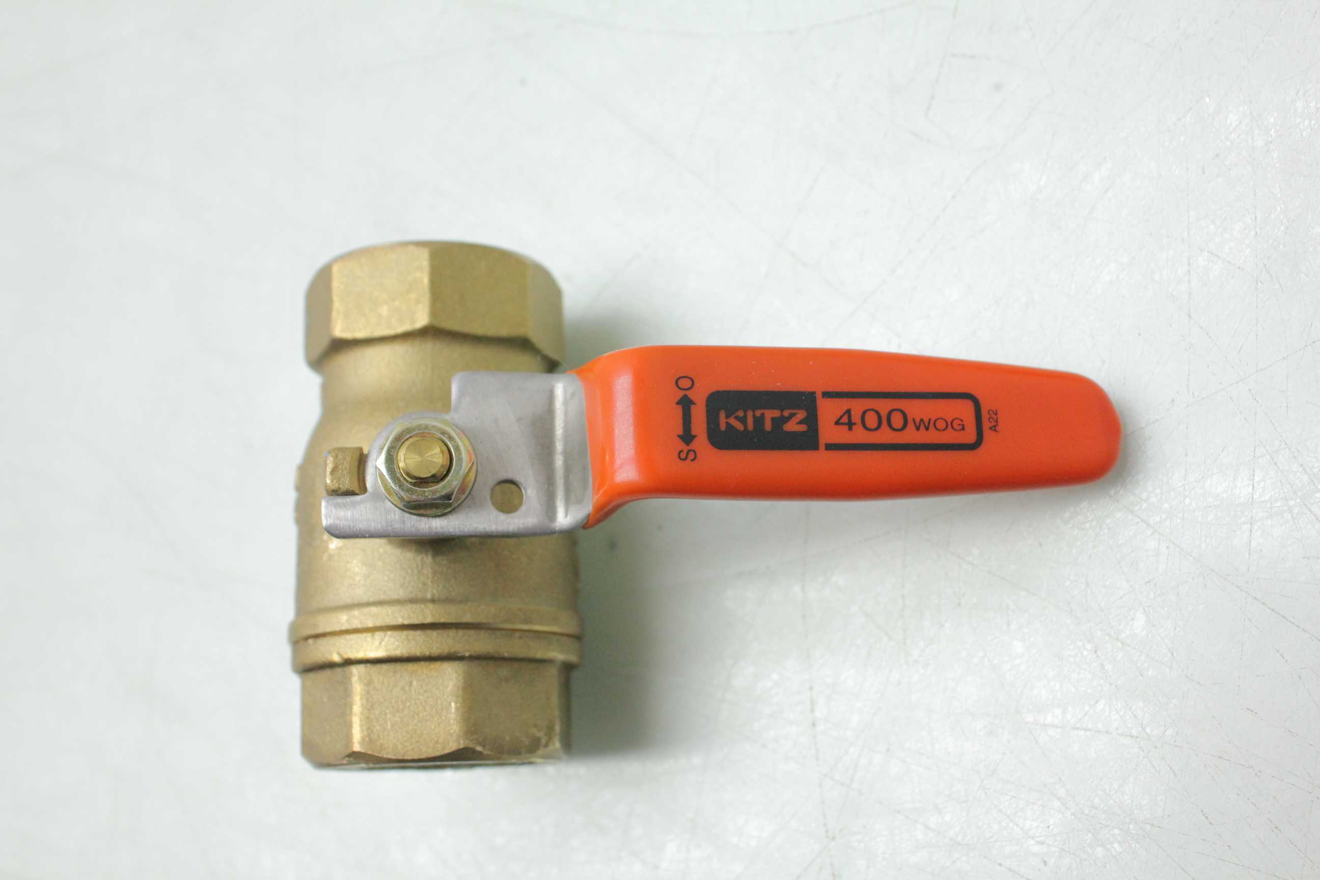 Kitz 400WOG Ball Valve Handle 3/4" NPT Pipe Fitting Blowout Proof PTFE