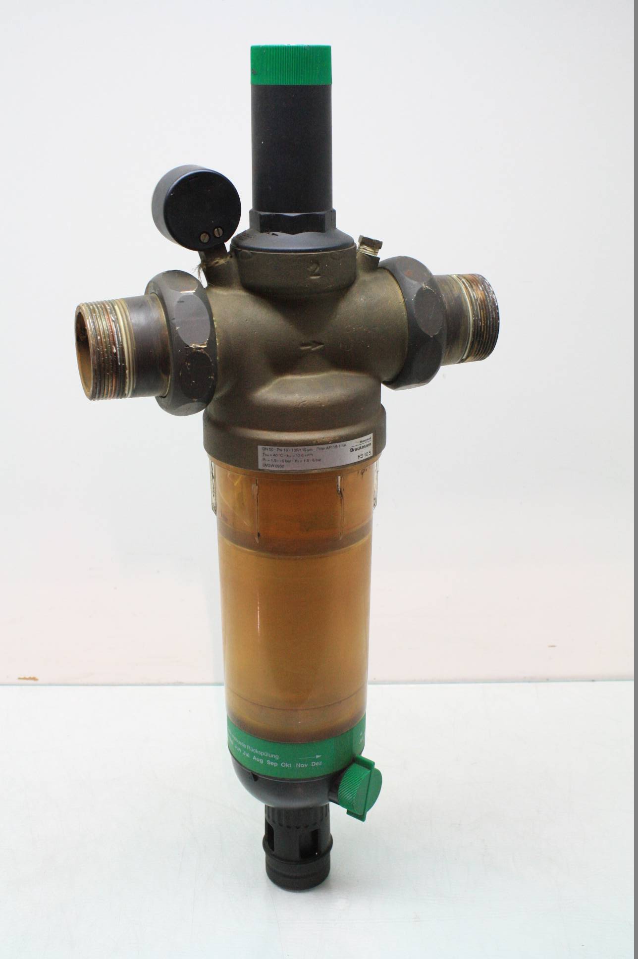 Honeywell Braukmann AF11S1/12A Pneumatic 11/2" NPT Filter Housing 235 PSI