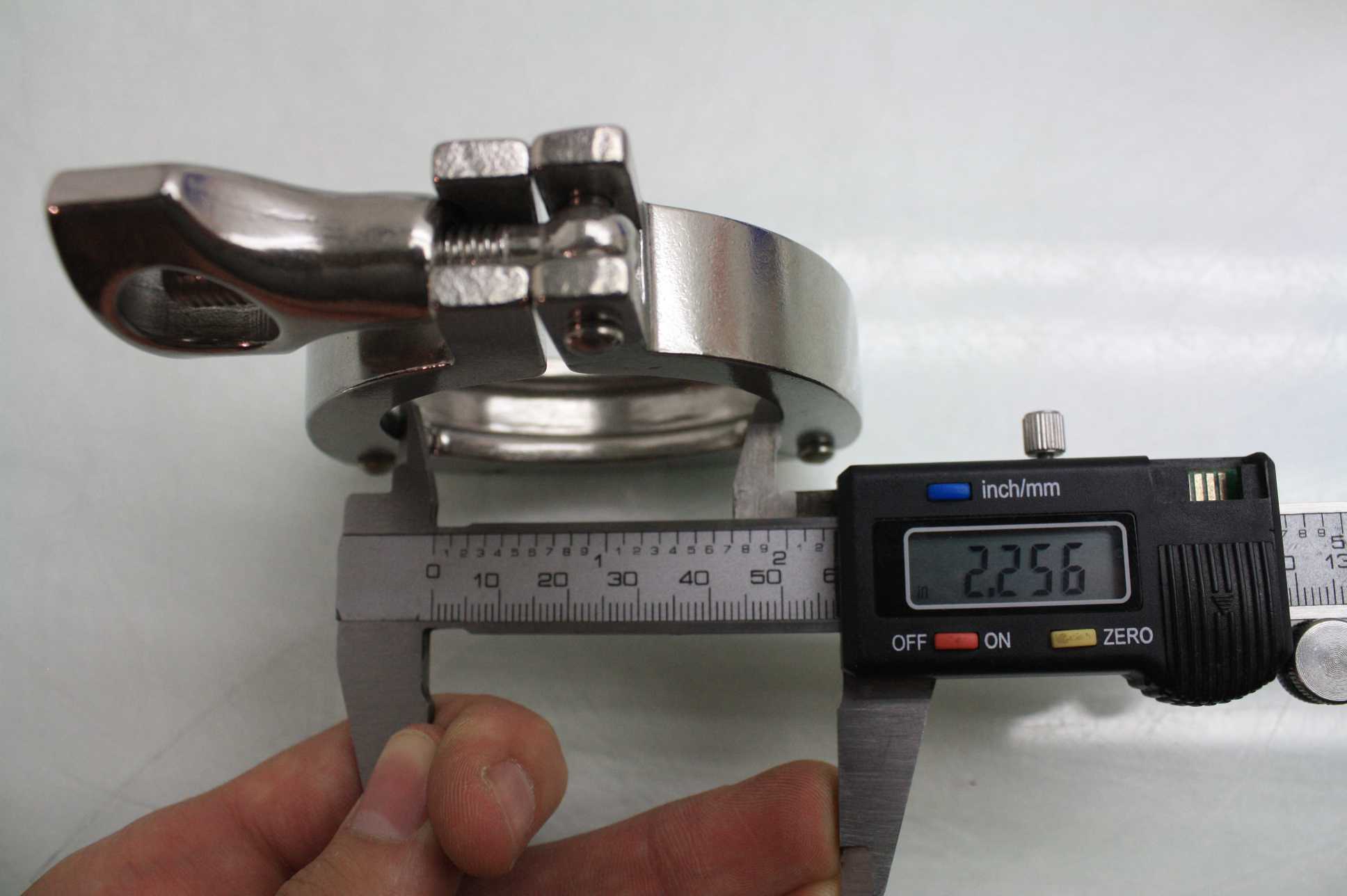 Lot of 8 Swagelok AJC13HS420 Stainless Steel TriClamp Sanitary