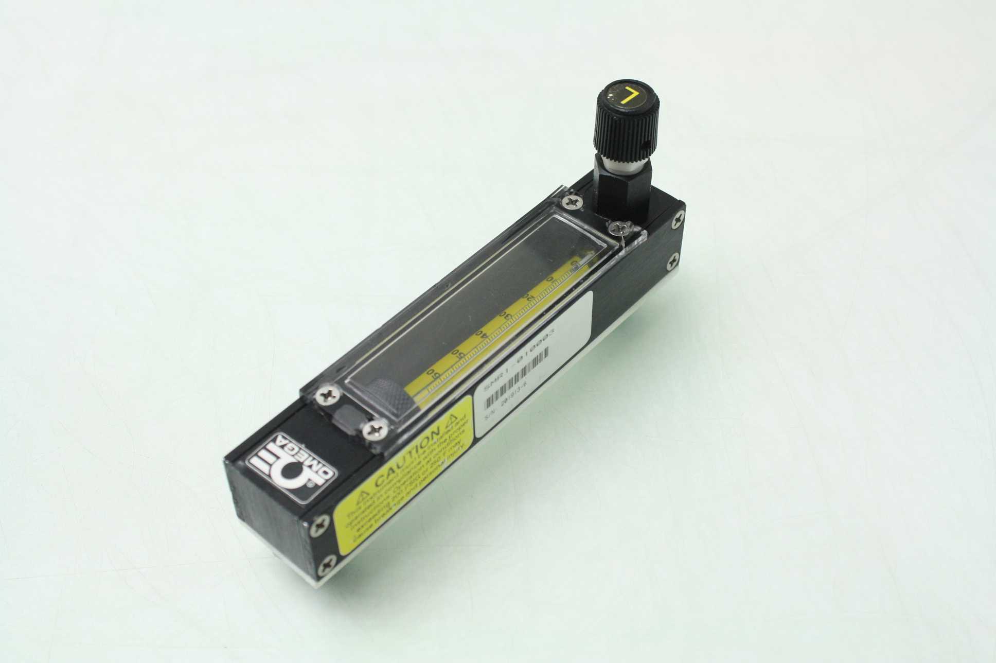 Omega SMR1010003 Rotameter Aluminum Air Flowmeter 65mm Scale 1/8" NPT